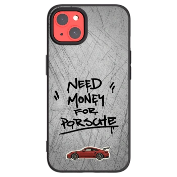 Picasee husă neagră din silicon pentru Apple iPhone 13 - Grey Drift