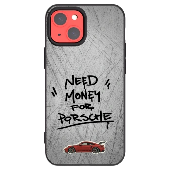 Picasee husă neagră din silicon pentru Apple iPhone 13 mini - Grey Drift