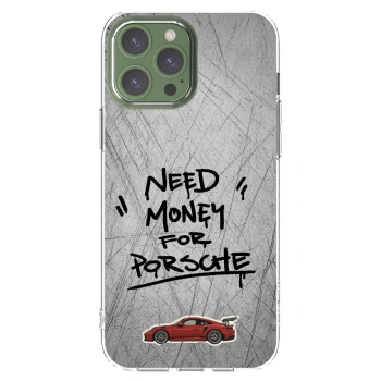 Picasee husă transparentă din silicon pentru Apple iPhone 13 Pro Max - Grey Drift