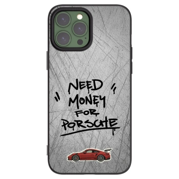 Picasee husă neagră din silicon pentru Apple iPhone 13 Pro Max - Grey Drift