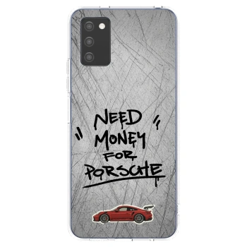 Picasee husă transparentă din silicon pentru Samsung Galaxy A02s A025G - Grey Drift