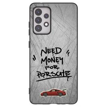 Picasee husă neagră din silicon pentru Samsung Galaxy A52s 5G A528B - Grey Drift