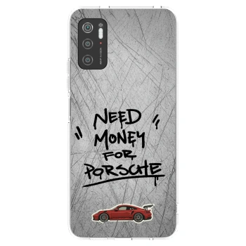 Picasee husă transparentă din silicon pentru Xiaomi Poco M3 Pro 5G - Grey Drift