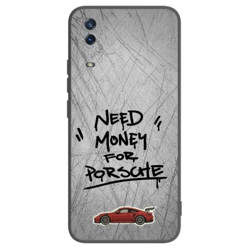 Picasee husă neagră din silicon pentru Vivo Y11s - Grey Drift