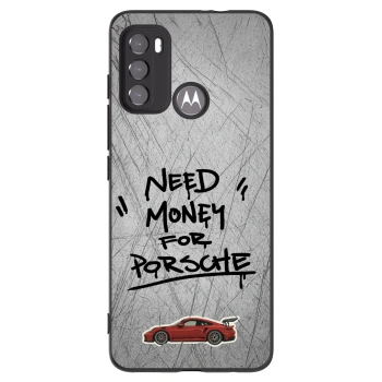 Picasee husă neagră din silicon pentru Motorola Moto G60 - Grey Drift
