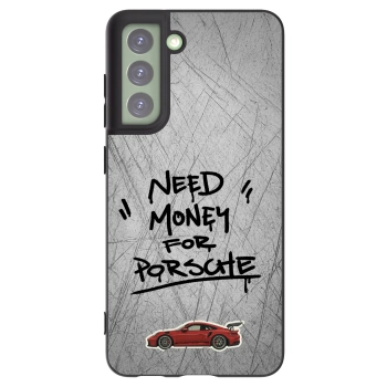 Picasee husă neagră din silicon pentru Samsung Galaxy S21 FE 5G - Grey Drift