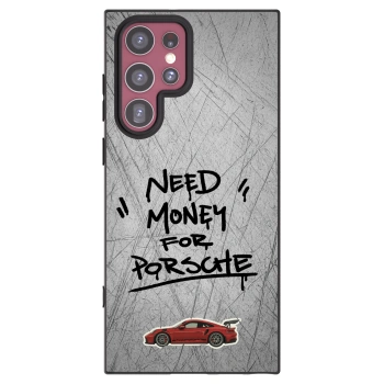 Picasee husă neagră din silicon pentru Samsung Galaxy S22 Ultra 5G - Grey Drift