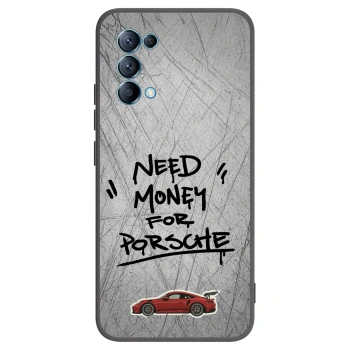 Picasee husă neagră din silicon pentru OPPO Reno 5 5G - Grey Drift