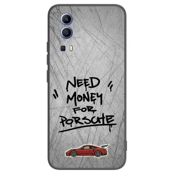 Picasee husă neagră din silicon pentru Vivo Y52 5G - Grey Drift