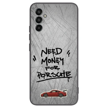 Picasee husă neagră din silicon pentru Samsung Galaxy M13 M135F - Grey Drift