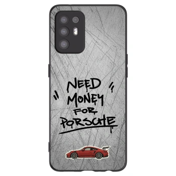 Picasee husă neagră din silicon pentru OPPO A94 5G - Grey Drift