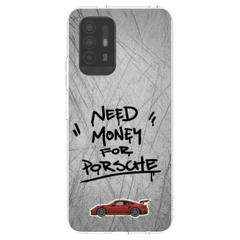 Picasee husă transparentă din silicon pentru OPPO A94 5G - Grey Drift