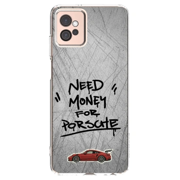 Picasee husă transparentă din silicon pentru Motorola Moto G32 - Grey Drift