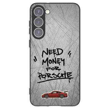 Picasee husă neagră din silicon pentru Samsung Galaxy S23+ 5G - Grey Drift