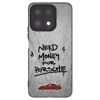 Picasee husă neagră din silicon pentru Honor X8a - Grey Drift
