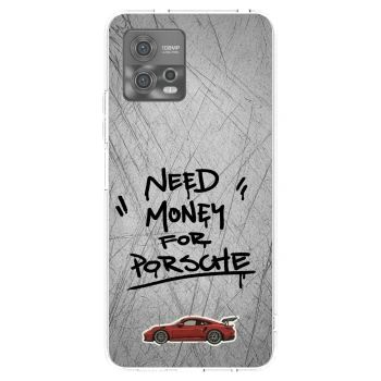 Picasee husă transparentă din silicon pentru Motorola Moto G72 - Grey Drift