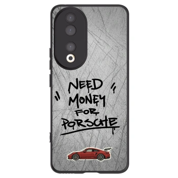 Picasee husă neagră din silicon pentru Honor 90 5G - Grey Drift