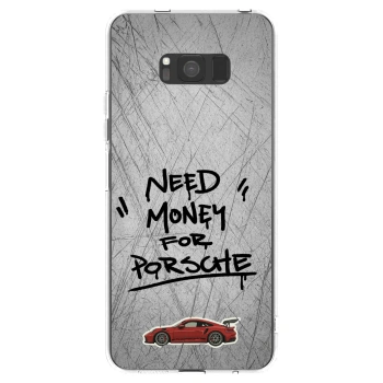 Picasee husă transparentă din silicon pentru Samsung Galaxy S8 G950F - Grey Drift
