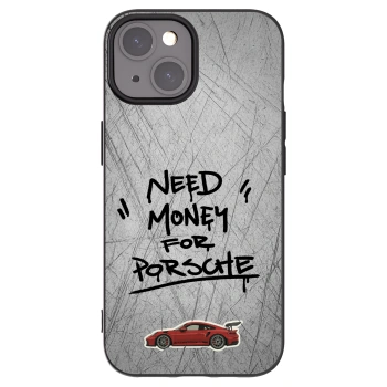 Picasee husă neagră din silicon pentru Apple iPhone 15 - Grey Drift