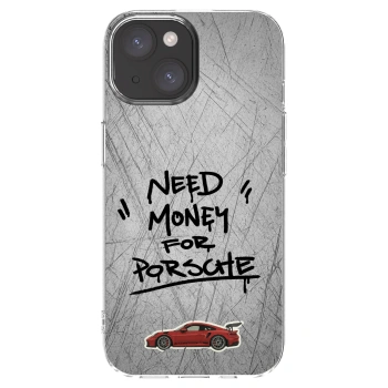 Picasee husă transparentă din silicon pentru Apple iPhone 15 - Grey Drift