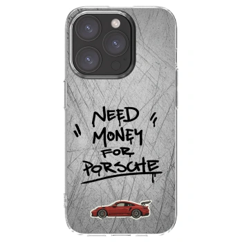 Picasee husă transparentă din silicon pentru Apple iPhone 15 Pro - Grey Drift