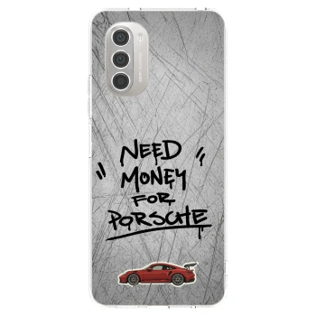 Picasee husă transparentă din silicon pentru Motorola Moto G51 - Grey Drift
