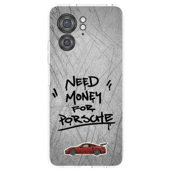 Picasee husă transparentă din silicon pentru Motorola Edge 40 - Grey Drift