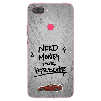 Picasee husă transparentă din silicon pentru Xiaomi Mi 8 Lite - Grey Drift