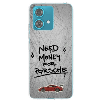 Picasee husă transparentă din silicon pentru Motorola Edge 40 Neo - Grey Drift