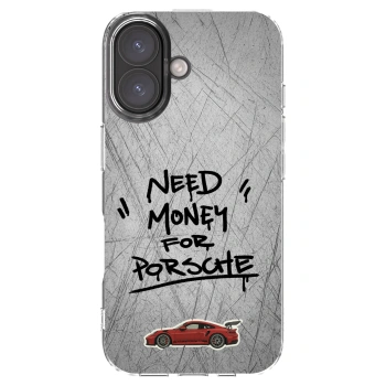 Picasee husă transparentă din silicon pentru Apple iPhone 16 - Grey Drift