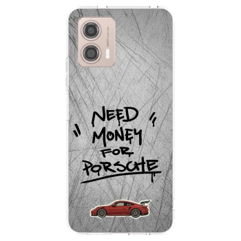 Picasee husă transparentă din silicon pentru Motorola Moto G53 5G - Grey Drift
