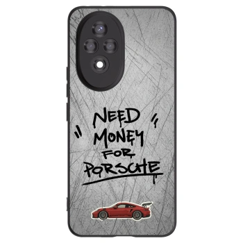 Picasee husă neagră din silicon pentru Honor 200 Pro 5G - Grey Drift