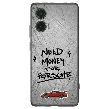 Picasee husă neagră din silicon pentru Motorola Moto G35 5G - Grey Drift