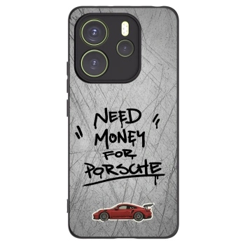 Picasee husă neagră din silicon pentru Xiaomi Redmi Note 14 4G - Grey Drift