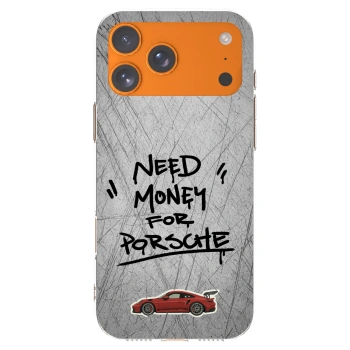 Picasee husă transparentă din silicon pentru Apple iPhone 17 Pro Max - Grey Drift