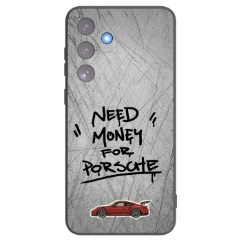 Picasee husă neagră din silicon pentru Samsung Galaxy S25 FE 5G - Grey Drift