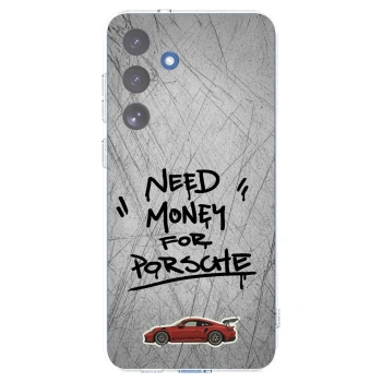 Picasee husă transparentă din silicon pentru Samsung Galaxy S25 FE 5G - Grey Drift