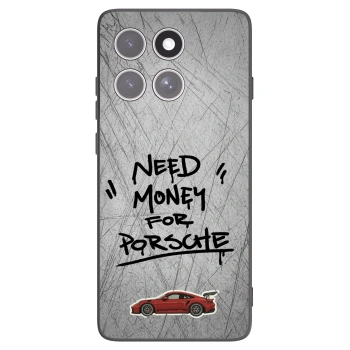 Picasee husă neagră din silicon pentru Motorola Edge 60 Fusion - Grey Drift