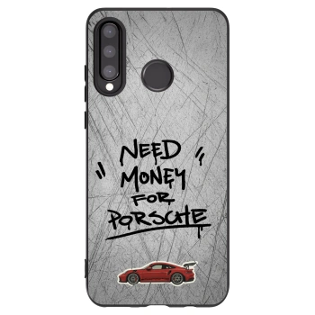 Picasee husă neagră din silicon pentru Huawei P30 Lite - Grey Drift