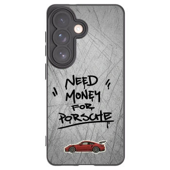 Picasee husă neagră din silicon pentru Samsung Galaxy S26 - Grey Drift