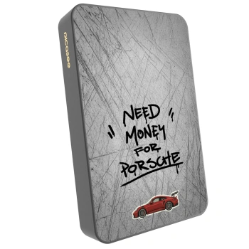 Picasee Powerbank cu MagSafe 10 000 mAh Gri - Grey Drift