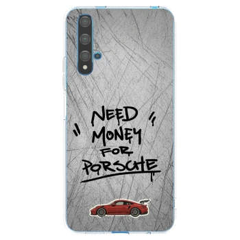 Picasee husă transparentă din silicon pentru Huawei Nova 5T - Grey Drift