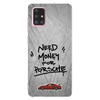 Picasee husă transparentă din silicon pentru Samsung Galaxy A71 A715F - Grey Drift