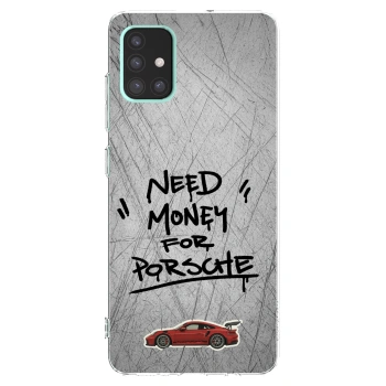 Picasee husă transparentă din silicon pentru Samsung Galaxy A51 A515F - Grey Drift