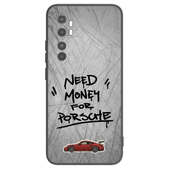 Picasee husă neagră din silicon pentru Xiaomi Mi Note 10 Lite - Grey Drift