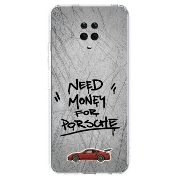 Picasee husă transparentă din silicon pentru Xiaomi Redmi Note 9S - Grey Drift