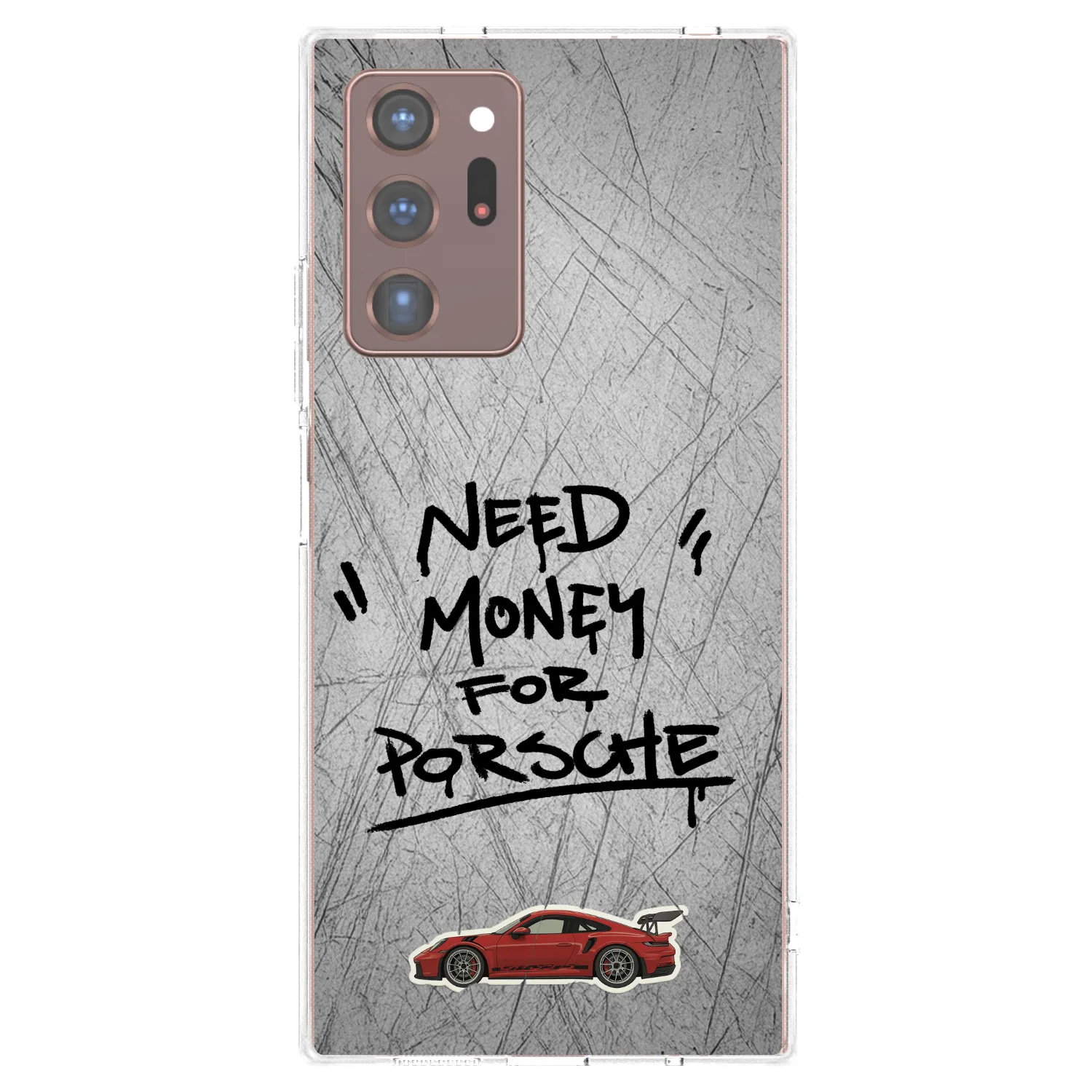 Picasee husă transparentă din silicon pentru Samsung Galaxy Note 20 Ultra - Grey Drift