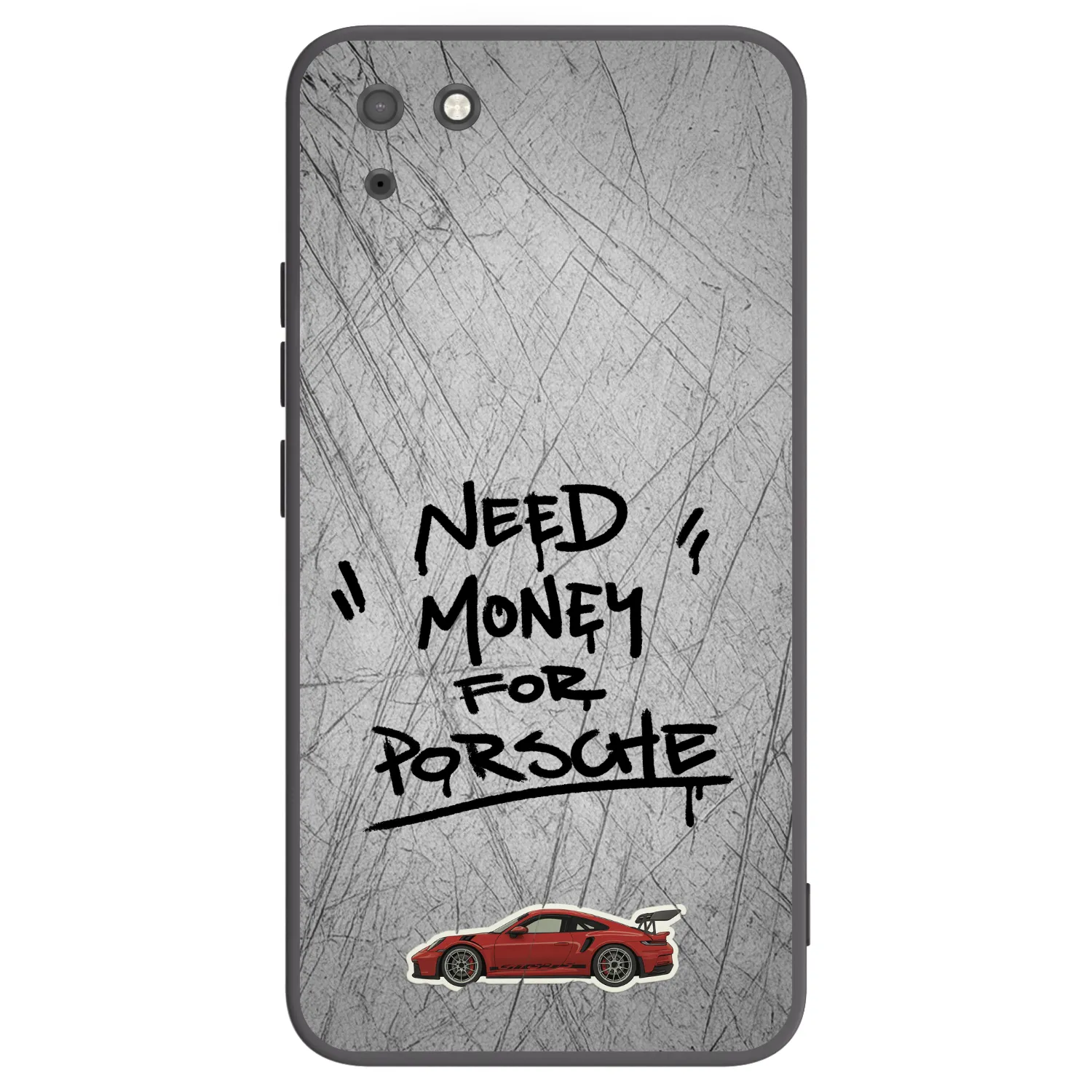 Picasee husă neagră din silicon pentru Huawei Y5P - Grey Drift