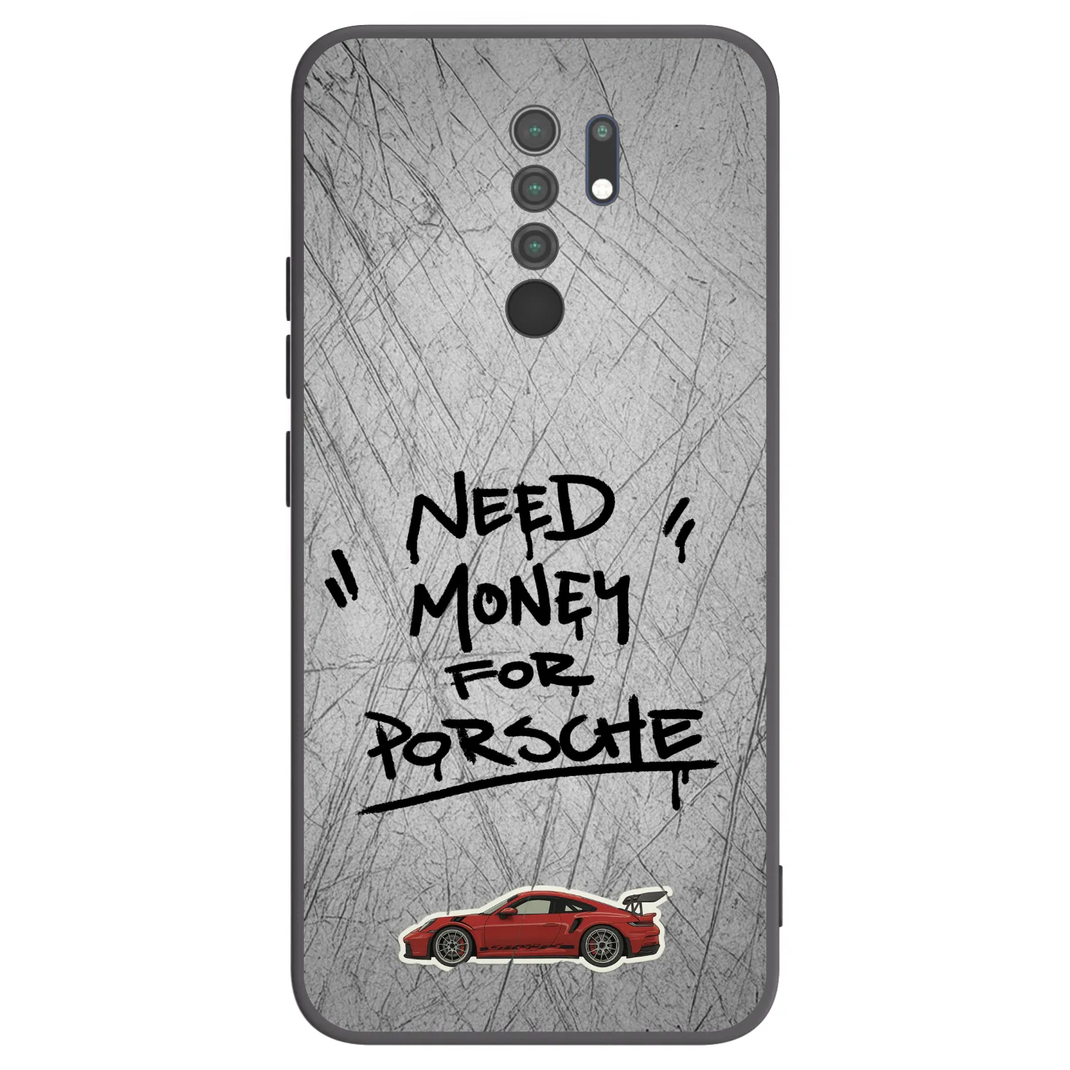 Picasee husă neagră din silicon pentru Xiaomi Redmi 9 - Grey Drift