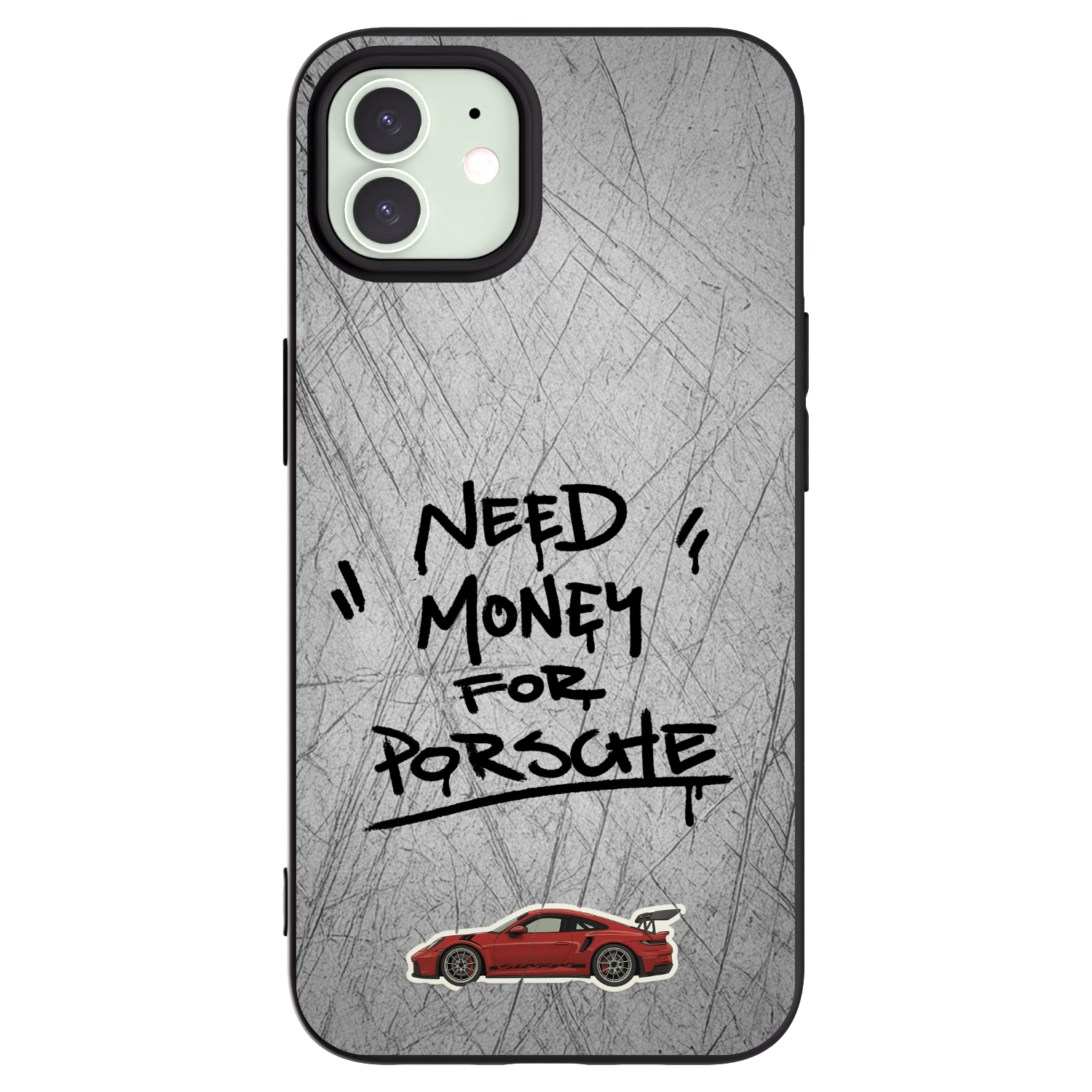 Picasee husă neagră din silicon pentru Apple iPhone 12 Pro - Grey Drift